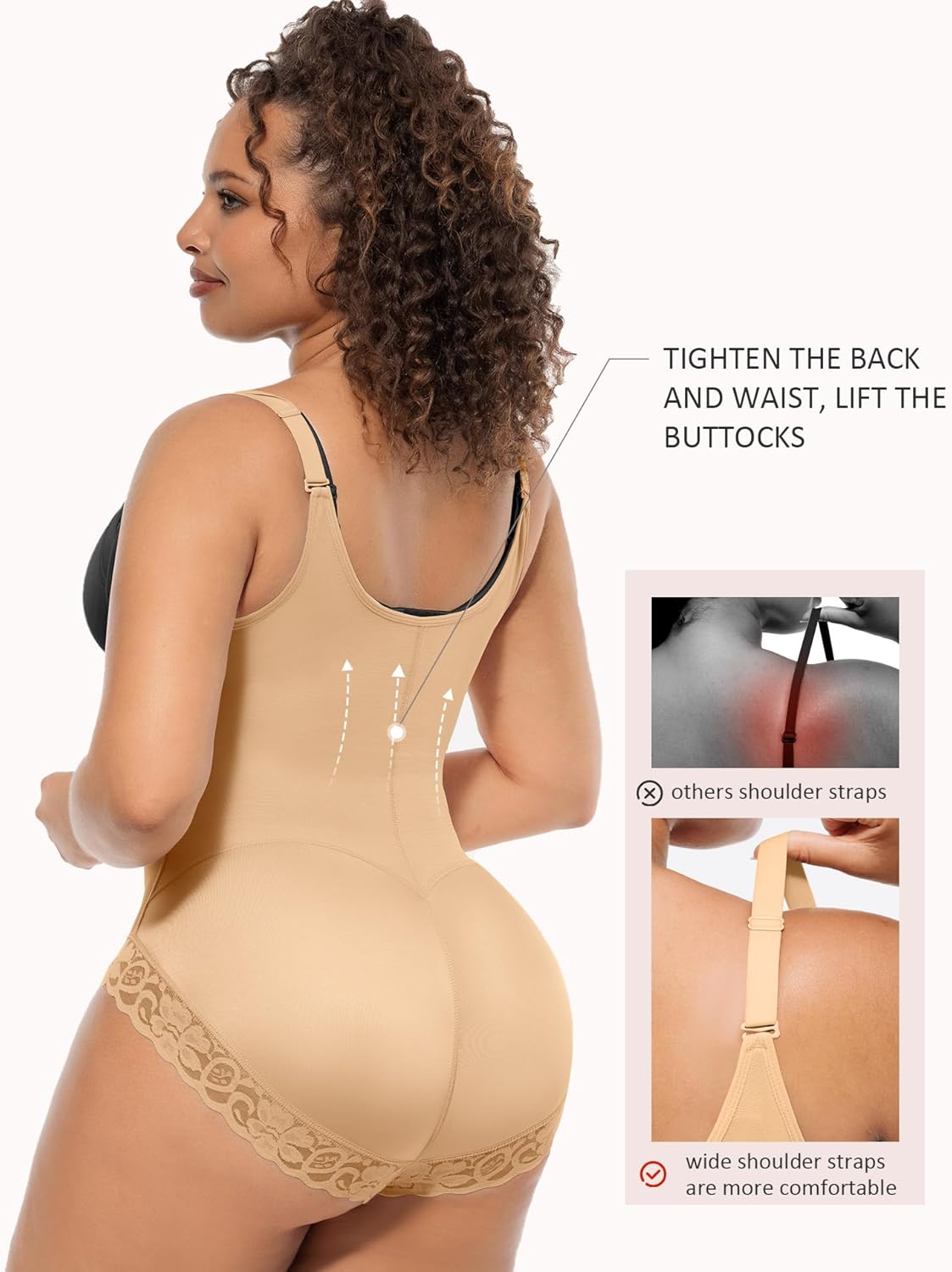 FeelinGirl Women's Faja Body Shaper Postpartum Fajas Colombianas Shapewear Tummy Control Body Shaper Butt Lift Bodysuit - Image 2