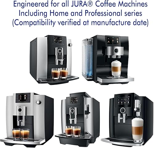 Miniatura 8 de Tabletas descalcificadoras compatibles con Jura (paquete de 9)  Potente removedor de cal y calcio para máquinas de café  Previene obstrucciones,