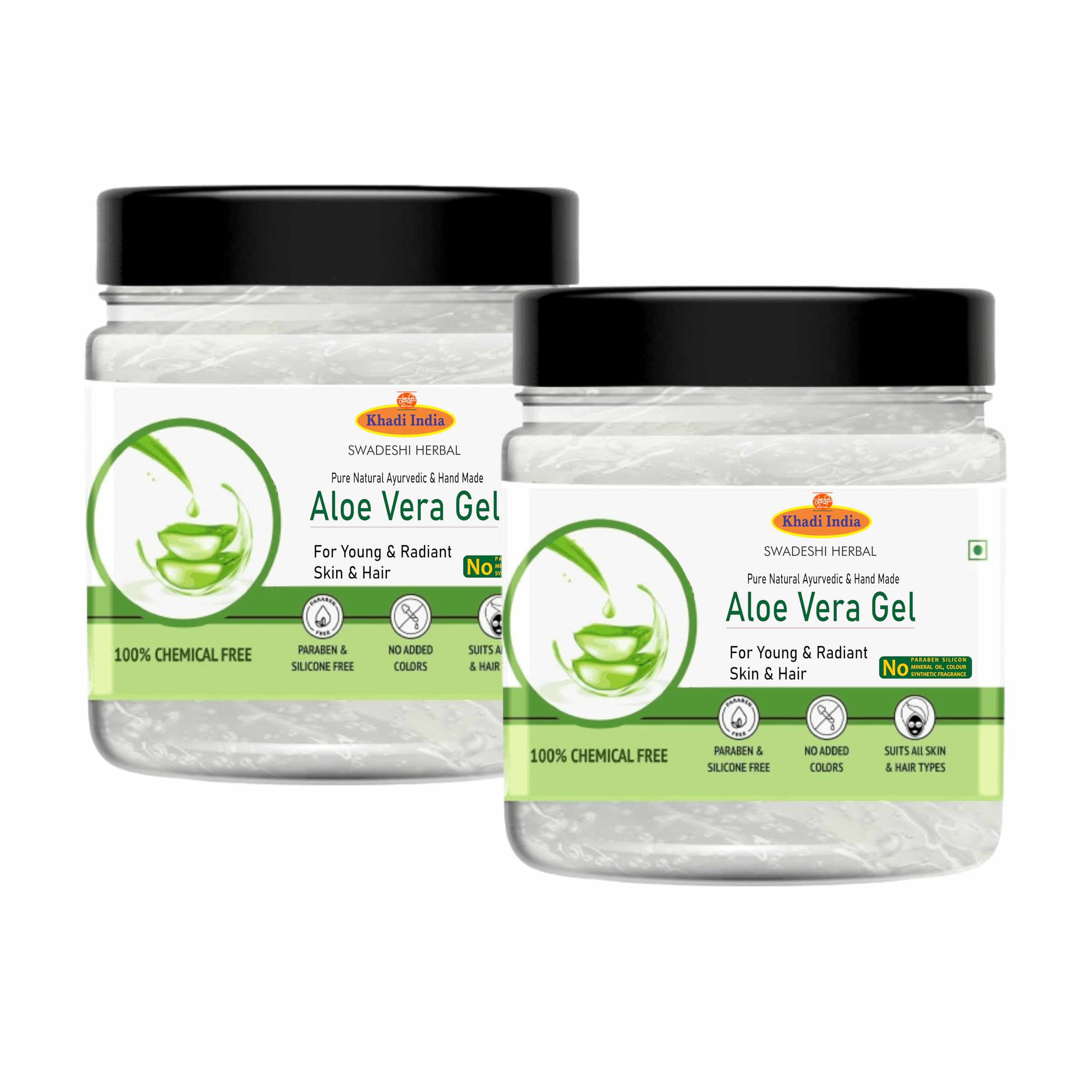 generic Khadi 100% Pure & Natural Aloe Vera Skin & Hair Gel, 100% Herbal, 400g, with Vitamin E & Natural Emollients, Paraben Free 400gm With Vit B3, E And Pro-Vit B5-picture-28