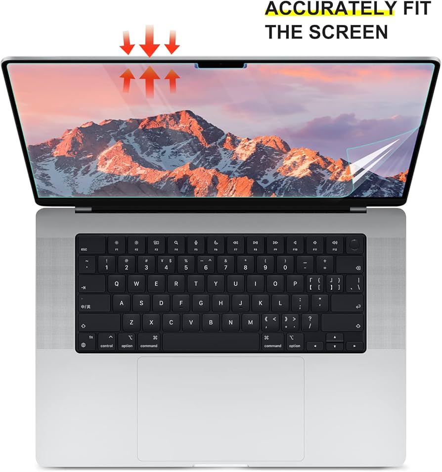 【保護フィルム付き】MacBook Pro 16インチ i9 64GB 1TB Apple MacBook Pro 16インチ 2021モデル 背面保護フィルム 上面底面2