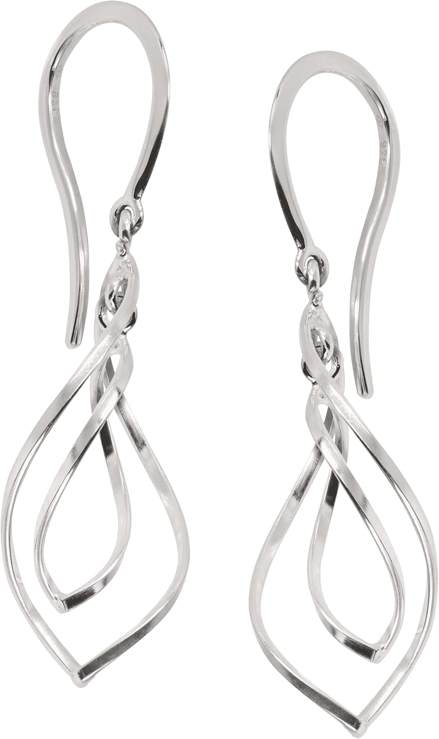 Silpada 'Water Drop' Twisted Drop Earrings in Sterling Silver - Image 2
