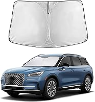 Vista 279 de EcoNour Parasol para Subaru Crosstrek 2013-2015 2016 2017, visera solar para parabrisas delantero y ventana, bloqueador de calor UV y protector