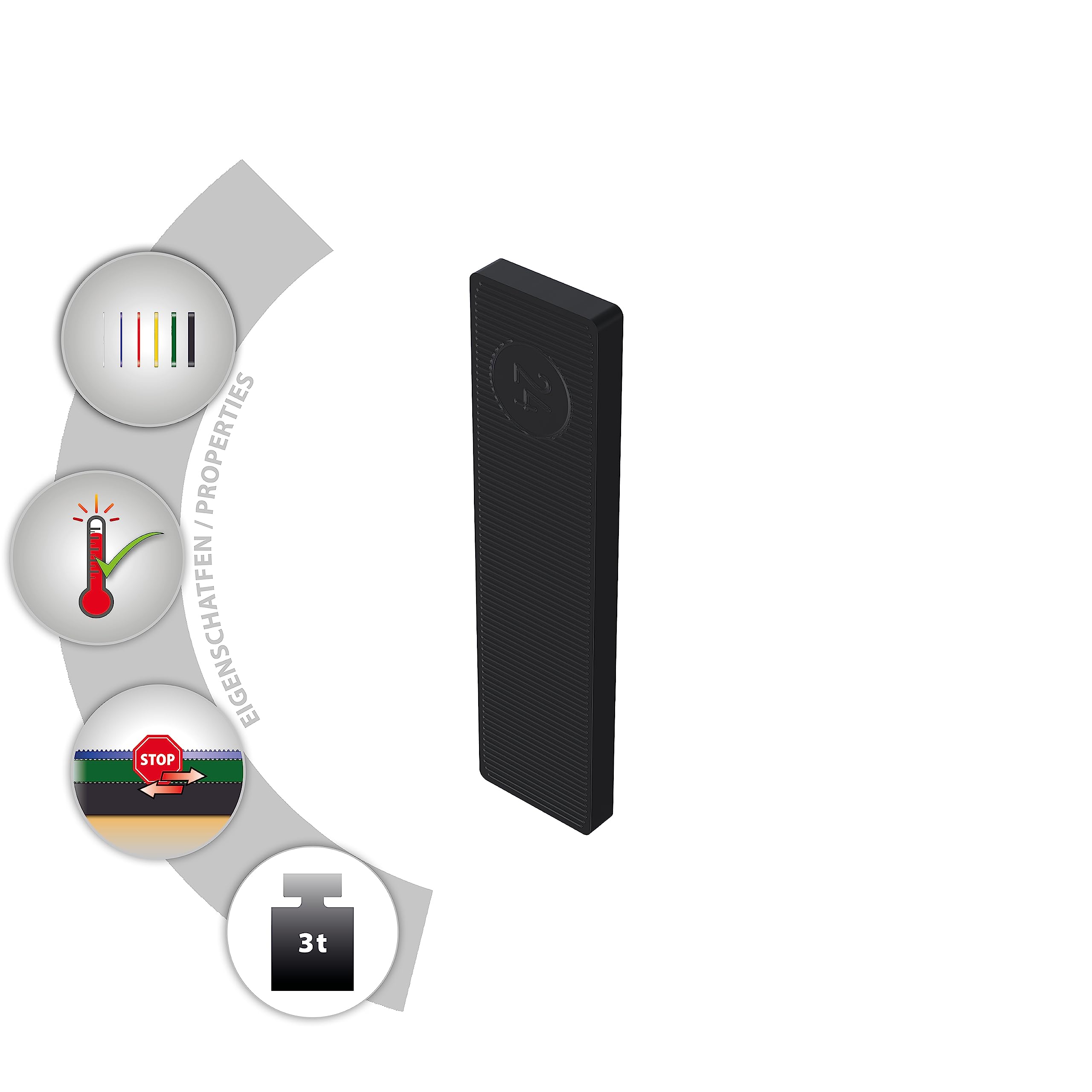Tox Window Distance Cales De Vitrage, Cales D'espacement En Plastique