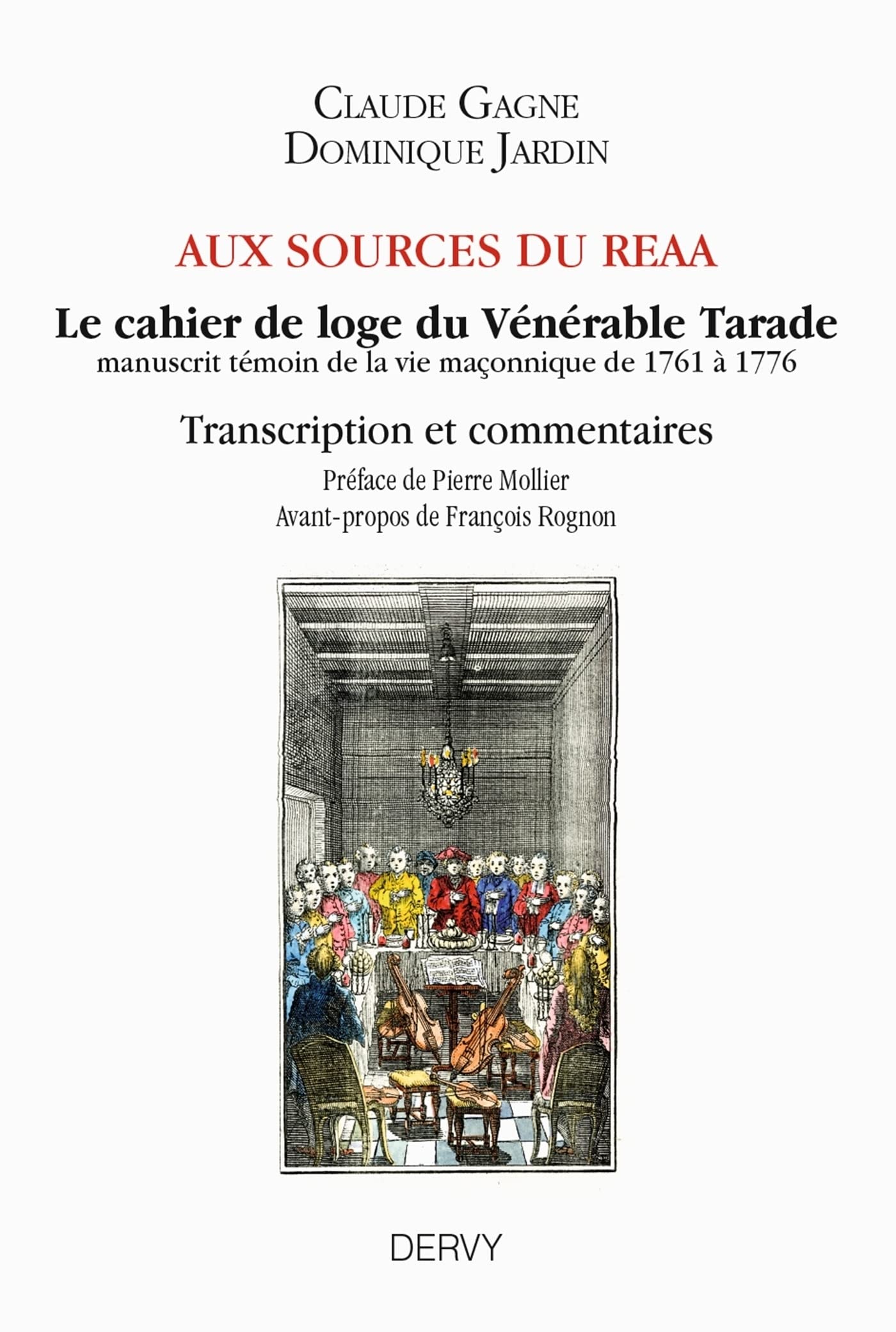 Aux sources du REAA cahier de loge historique de Tarade