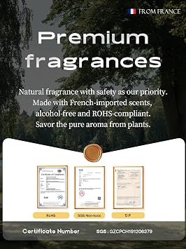 Ceeniu Luxurious Car Air Freshener CF23, Odor Release Gel, 45 oz Large Capacity, Adjustable scent intensity with gear control, Natural Plant Extract, Whispering Pines Scent, Last 4 months