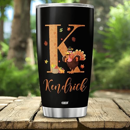 Vista 42 de CUBICER Vaso de café personalizado con inicial de unicornio de acero inoxidable con nombre personalizado, taza de bebida con letras de animales
