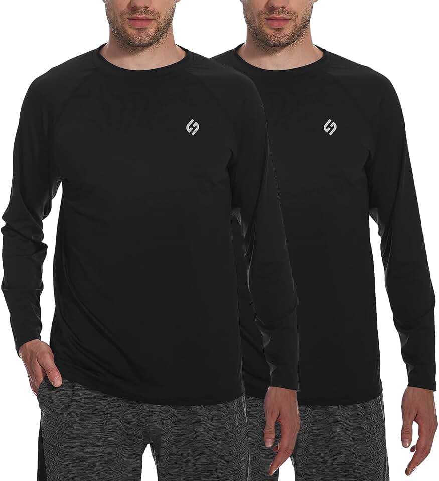 HODOSPORTS Men's UPF 50+ Sun Protection Swim Shirts Long Sleeve Rash Guard Fishing Shirts for Men UV... product image