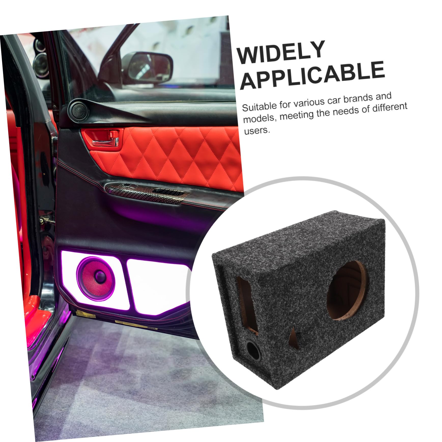 Mobestech Audio Per Auto Rivestimento Moquette Enclosure Per Subwoofer Facile Installare Compatibile Veicoli