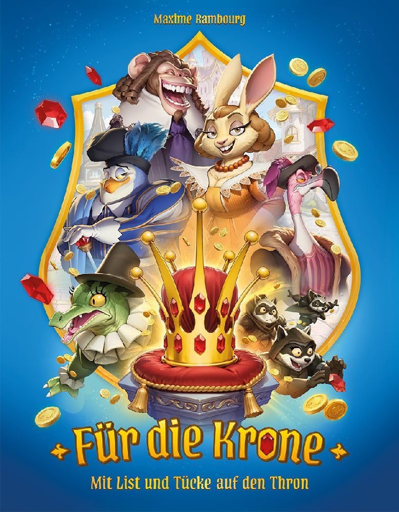 Repos Production, pour la Couronne, Jeu Familial, Jeu de société, 3 à 5 Joueurs, à partir de 8 Ans, 30 Minutes, Allemand