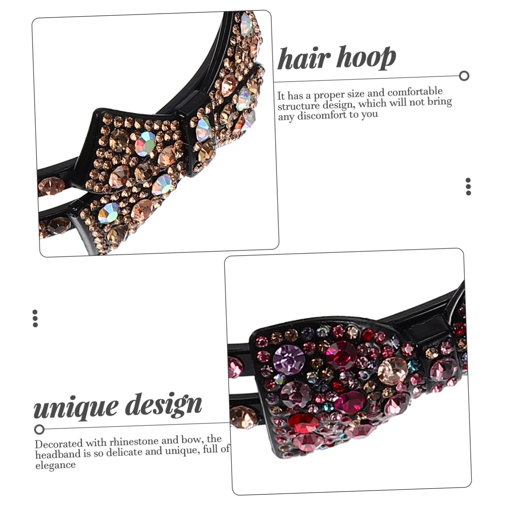 Didiseaon 8pezzi Fasce Per e Cerchietti Antiscivolo Per e Ragazze Accessori Per e Cerimonie Confezione Ab