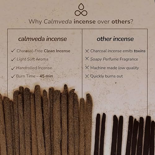 Vista 104 de Paquete de varillas de incienso de pachulí de los años 60, (80 varillas), incienso sin carbón, hecho de flores recicladas, varillas de incienso