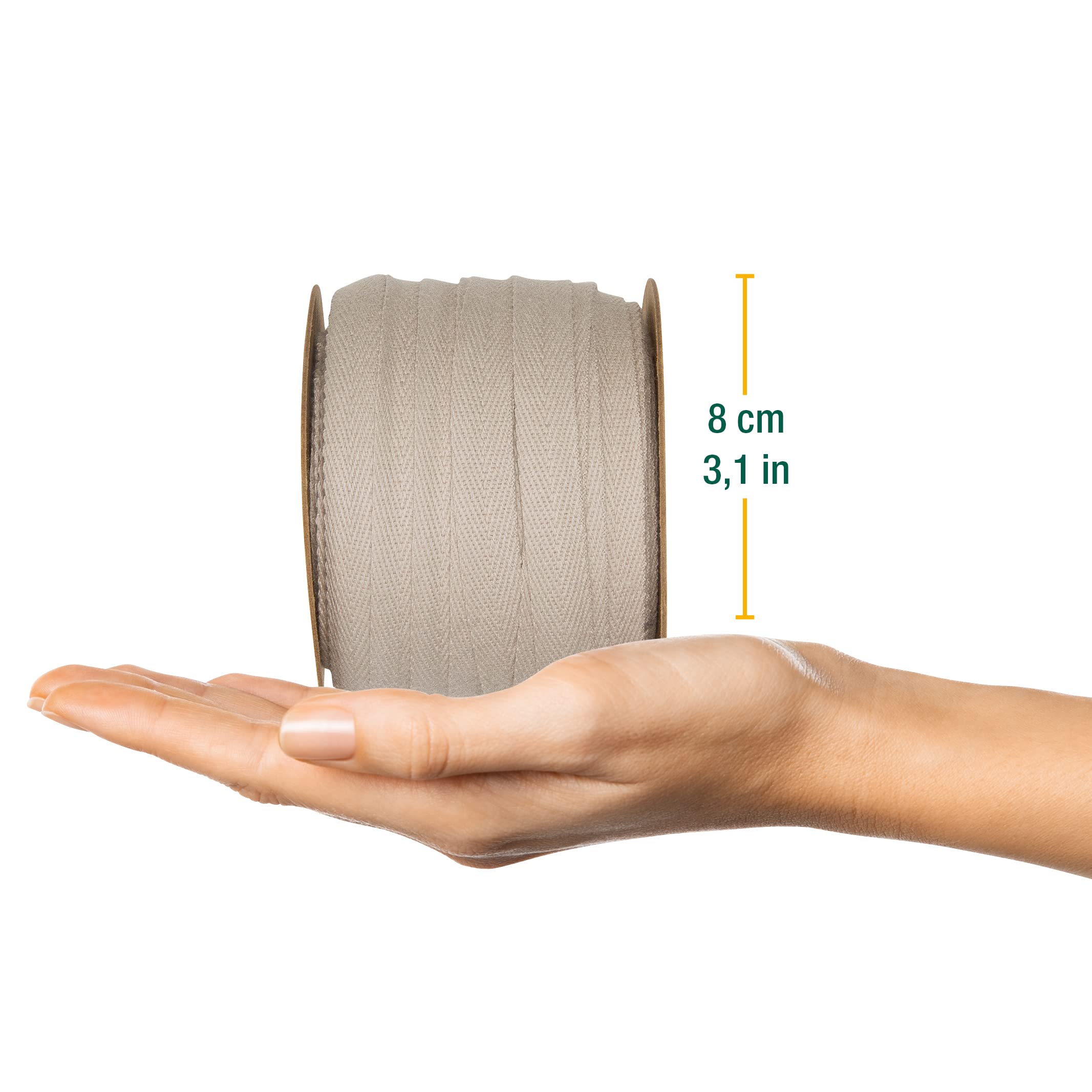 Halbach Seidenbänder Cotton Tape 10 mm x 30 m - Image 3