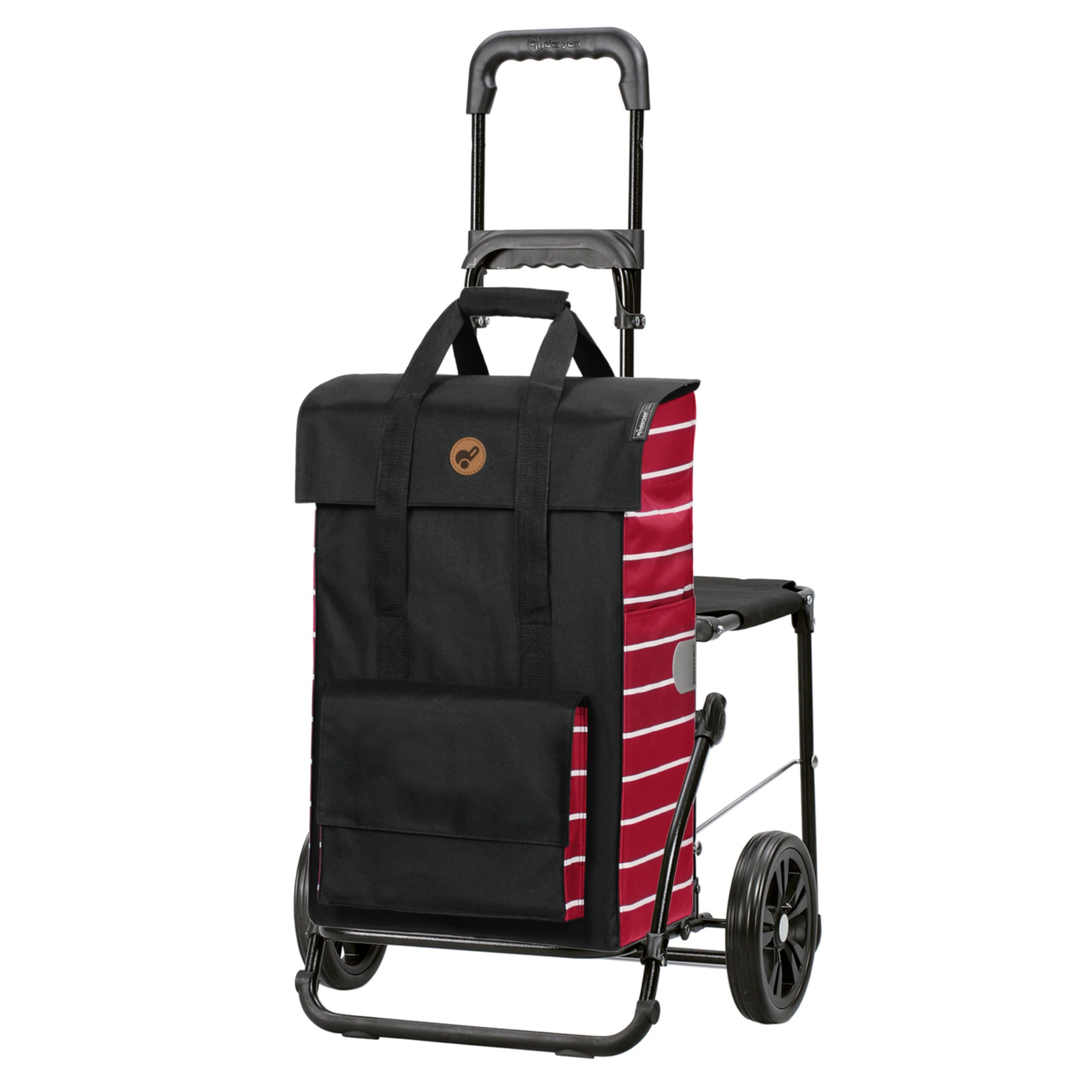 ANDERSEN Einkaufstrolley - Komfort Shopper Jella rot