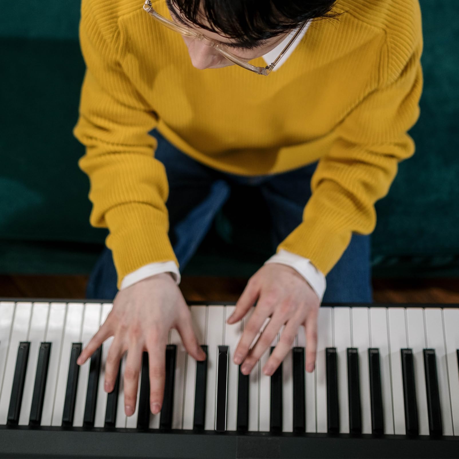 Toyvian Akcesoria Fortepianowe 36 Skórki Klawiszy W Kolorze Fortepianowej Czerni Matowych Bakelitowych Małych Narzędzi Zaopatrzenie W Instrumenty Muzyczne