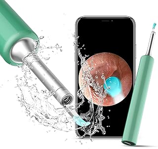 Ear Wax Removal, Earwax Remover Tool, Ear Camera, Ear Scope with Ear Wax Cleaner Tool Compatible with iPhone, iPad, Androi...