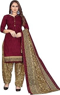Merira Black Cotton Blend Printed Salwar Suit (Ready To Wear_S-Size) Price In India