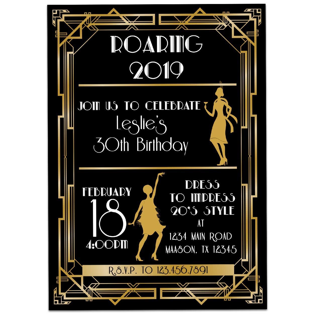 black dress party invitations Little Black Dress Party