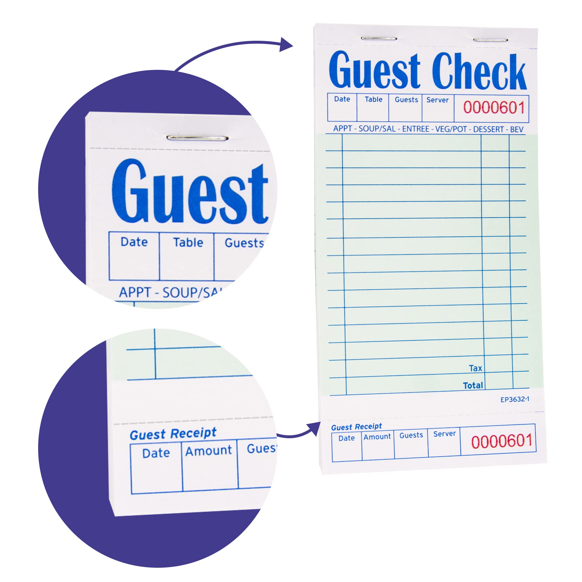 Blocchetti Ordini Cameriera - 10 Blocchi Da 50 Fogli, Totale 500 Fogli - Foto 7