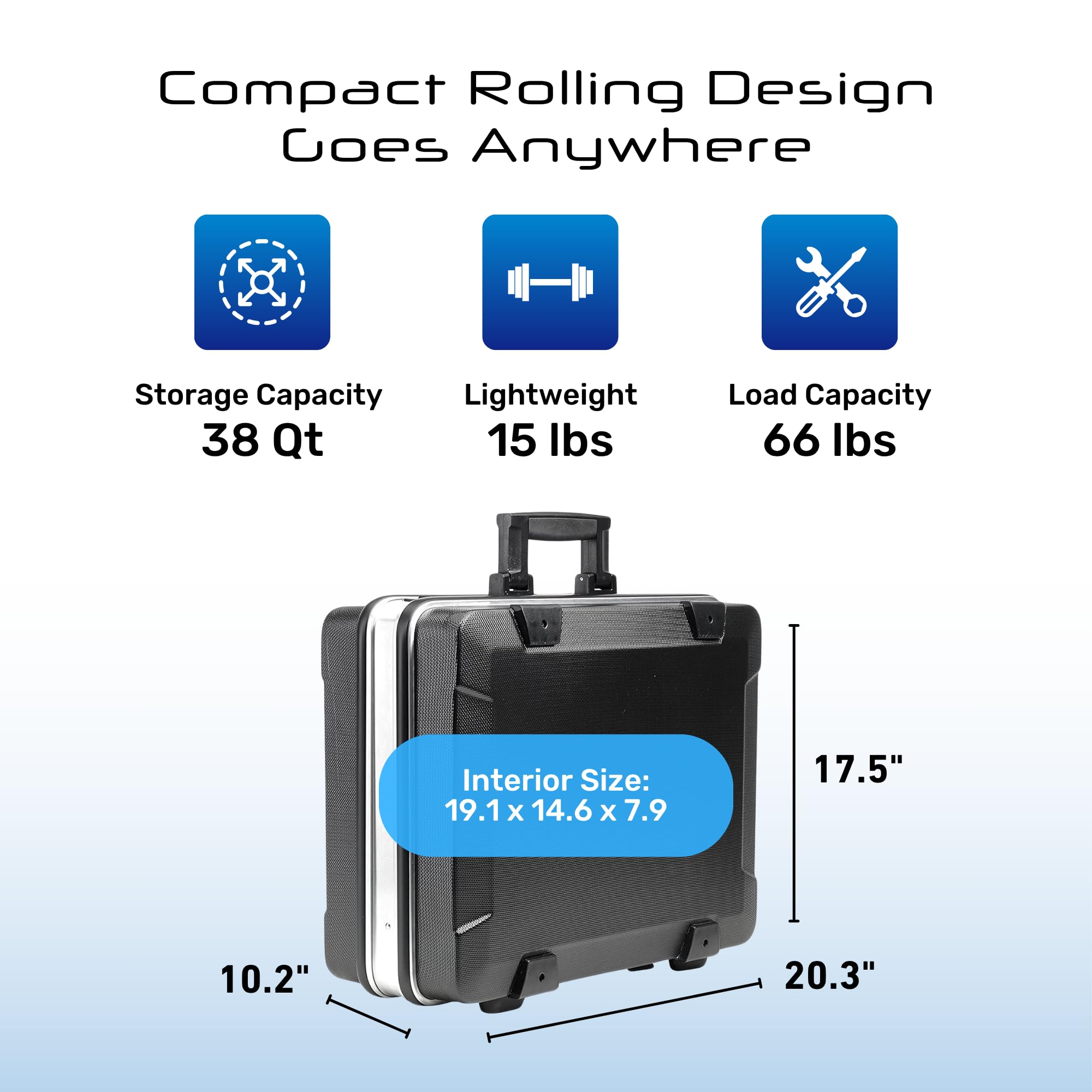 Amazon.com: B&W International GO Portable Wheeled Rolling Tool