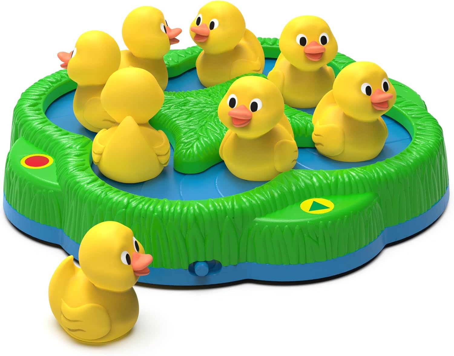 Goliath Lucky Ducks Game | Includes 8 Rubber Ducks | Develops Memory Matching Skills for Preschoolers | 2-4 Players, Ages 3+