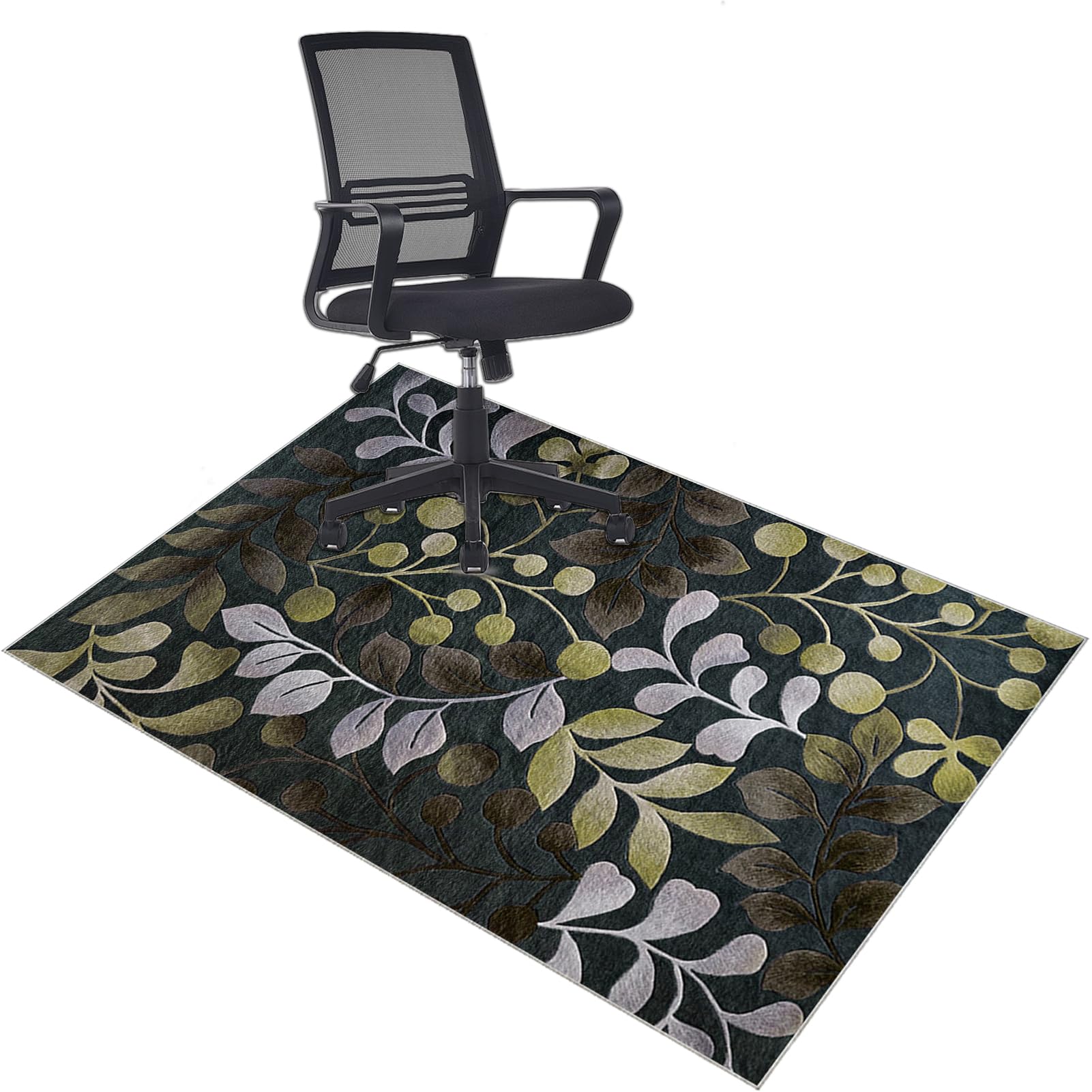 Heavy Duty Office Chair Mats for Carpeted and Hardwood Floor Low pile Chair Mat Soft and Comfortable Carpet Protectors Chair Mat Anti Slip Computer Desk Chair Mat Floor Gaming Chair Mat 120 x 160 cm