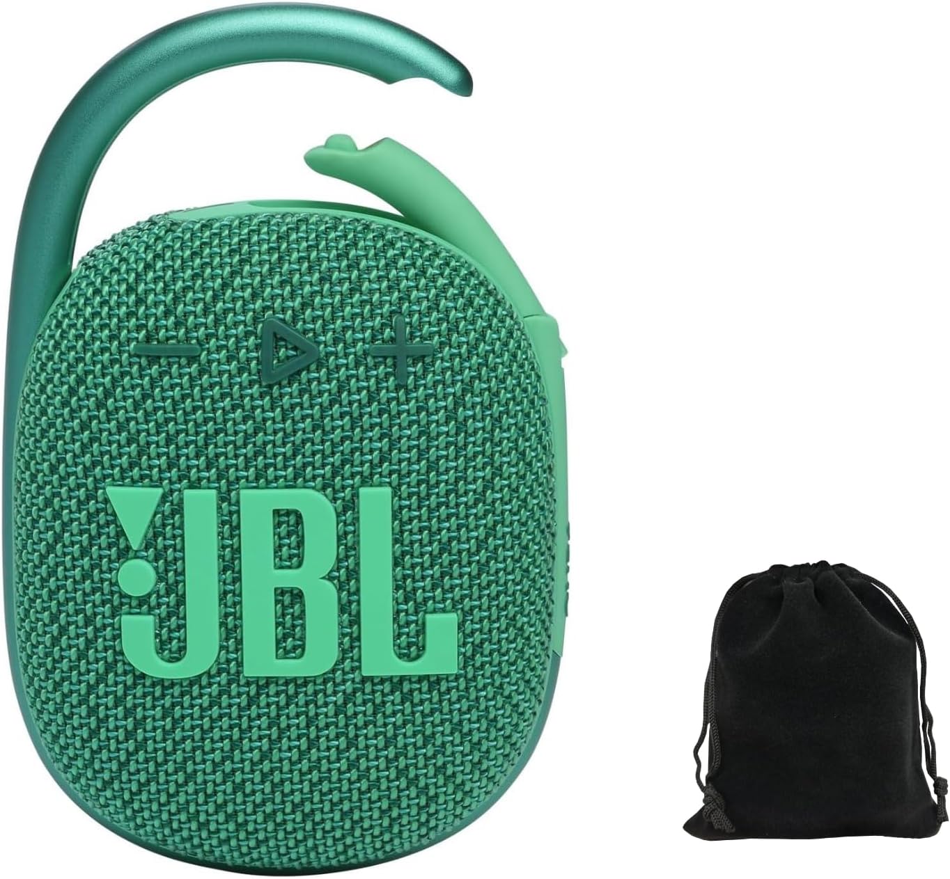 JBL Clip 4 Portable Bluetooth Speaker - IP67 Waterproof, Dustproof, 10 Hours Playtime, Integrated Carabiner, Ultra-Portable Design, Bold Style, Rich Pro Sound, Includes Pouch