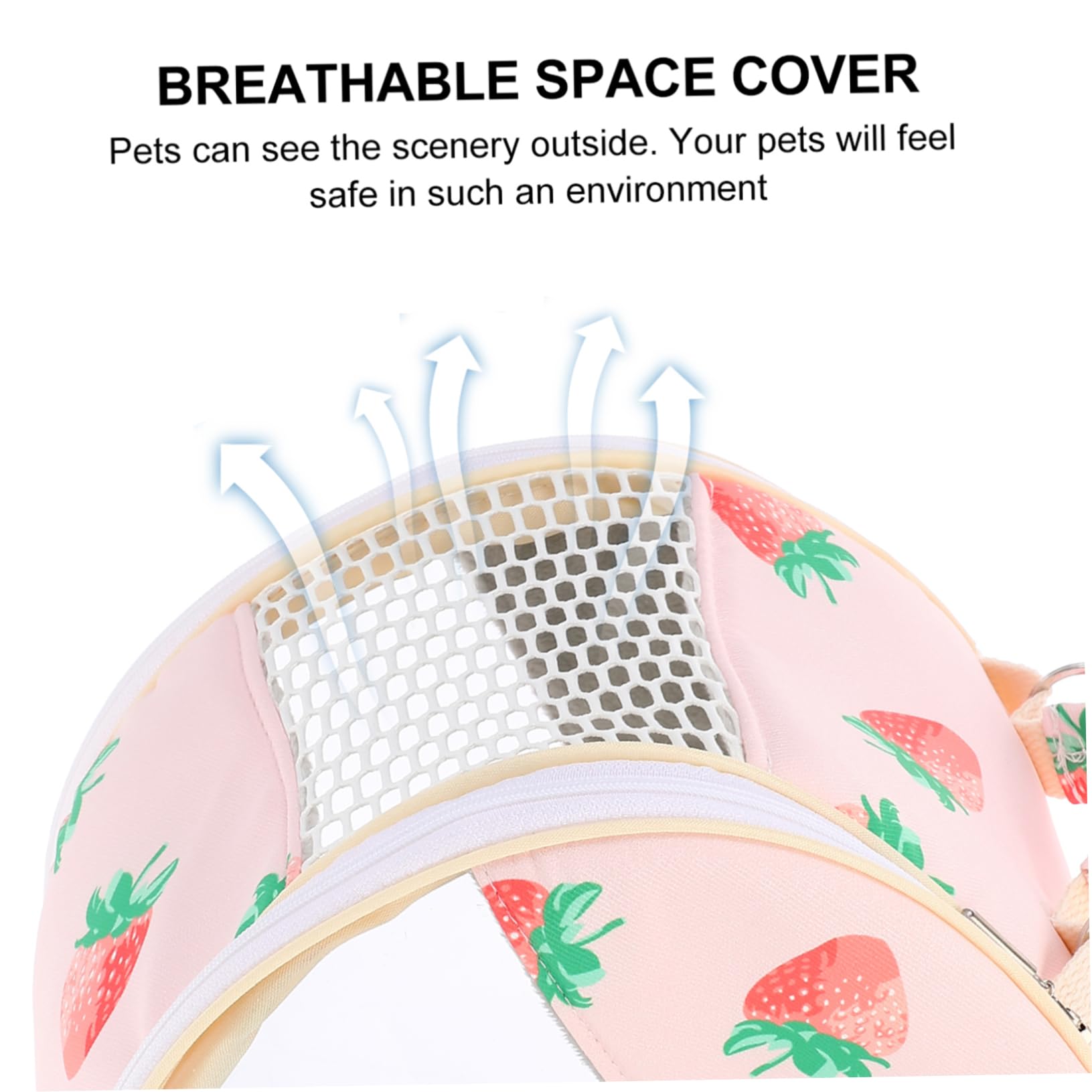 Toyvian Small Pet Carrier Bag Lightweight Handbag for Hamster Guinea Pig Hedgehog Squirrel and Chinchilla with Transparent Observation Window for Outdoor Travel