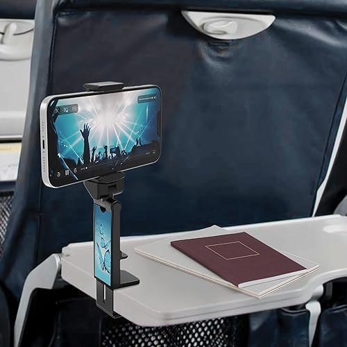 Miniatura 2 de Beyond Cell Accesorios de viaje, bandeja universal para el respaldo del asiento, soporte de clip de teléfono manos libres, tamaño de bolsillo