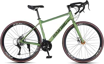 グリーン ロードバイク 700C Amazon | Dazzix新登場エアロロードロードバイク700C×40C防風競技24/27