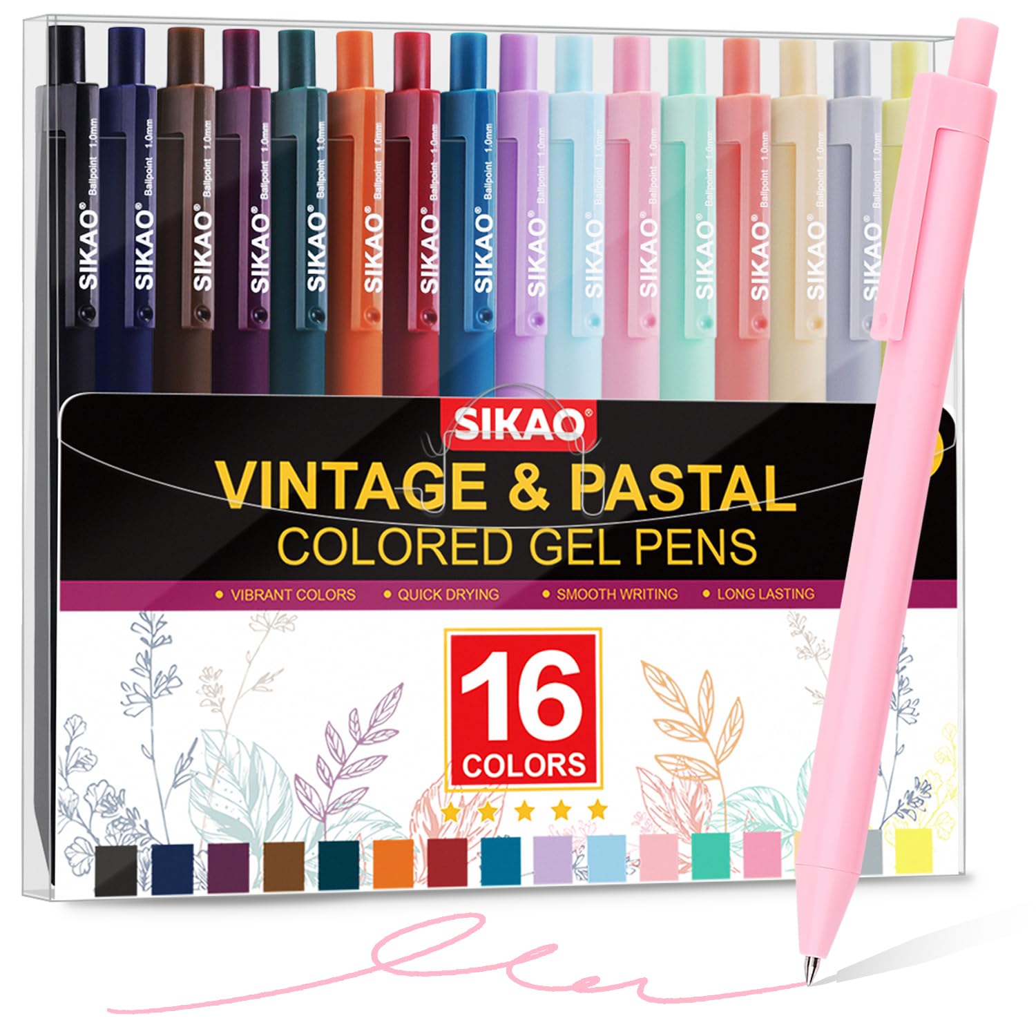 Snapklik.com : Colored Gel Pens For Journaling, 16 Colors Journal Bible ...