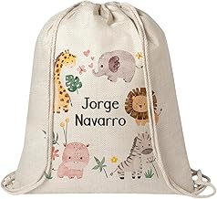 Kembilove School Backpack - Children's Backpacks Personalised with Name - String Backpack - Personalized Baby Gifts - Back to School School Supplies