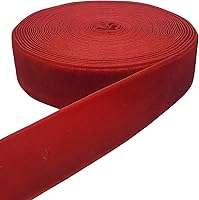 Vista 2 de Bobina de cinta de terciopelo de 10 yardas, disponible en muchos