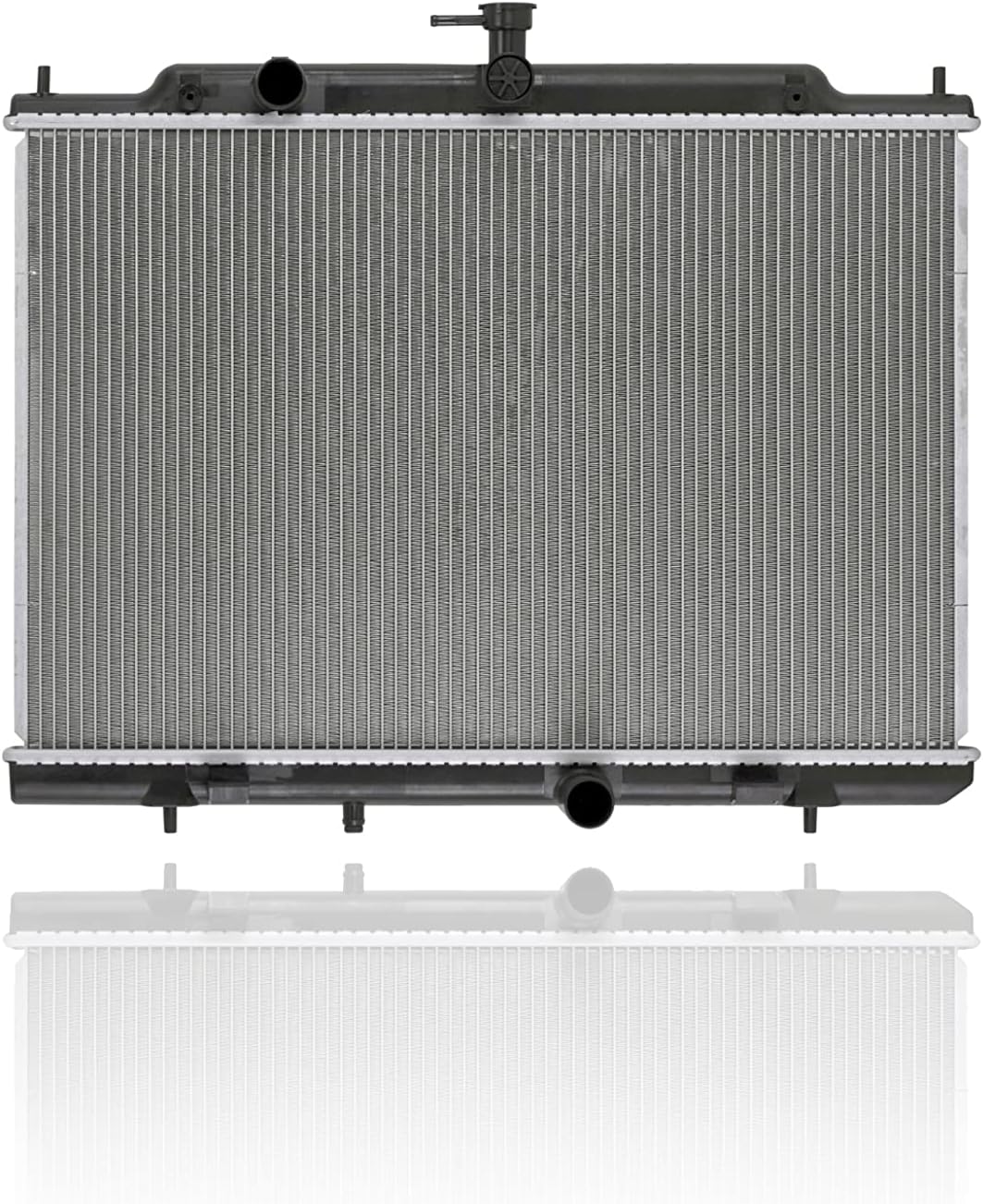 Radiator - Pacific Best Inc. Compatible/Replacement for 13405 13-18 Nissan NV200 2.0L L4 CVT - Plastic Tank Aluminum Core, 1-Row