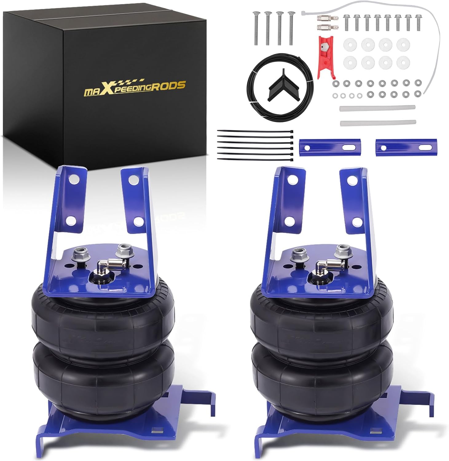 maXpeedingrods 5000 lbs Rear Air Suspension Bags Kit for Toyota Tundra 2WD 4WD 2000-2006 Air Helper Spring Kit