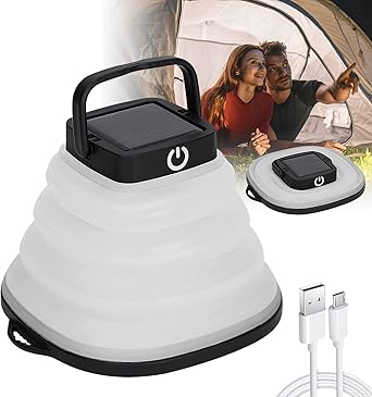 Amazon 屋外ガーデンバーベキュー用の3つの照明モードを備えた充電式ledソーラーキャンプライト 屋外照明リモコンランプ Ipx6防水 黒 Npzbmgb セキュリティ センサーライト Diy 工具 ガーデン