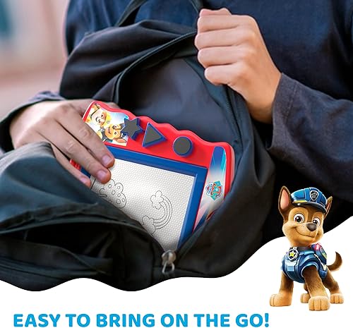 Miniatura 4 de Lollipop Tabla de dibujo magnética de PAW Patrol con lápiz óptico y 3 sellos, para niños o niñas (azul)..