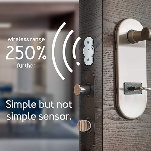 Miniatura 2 de Sensor de puerta Zwave Aeotec Sensor de puerta empotrable 7, sensor de puerta inteligente habilitado Z-Wave Plus alimentado por batería, SmartStart