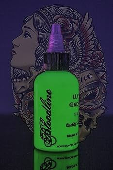 Amazon | ブラッドライン タトゥーインク ブラックライト UV