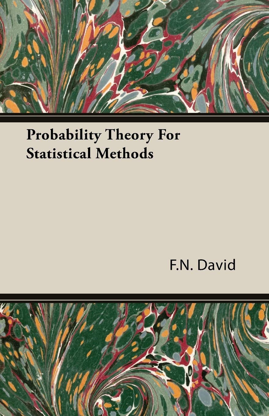 Buy Probability Theory For Statistical Methods โ BookShops.in