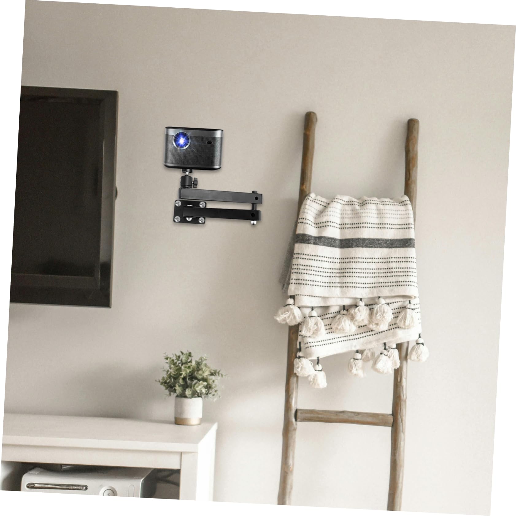 UKCOCO Support Mural pour Routeur WiFi Console Multimédia DVD Et TV Rangement Pratique pour Maison