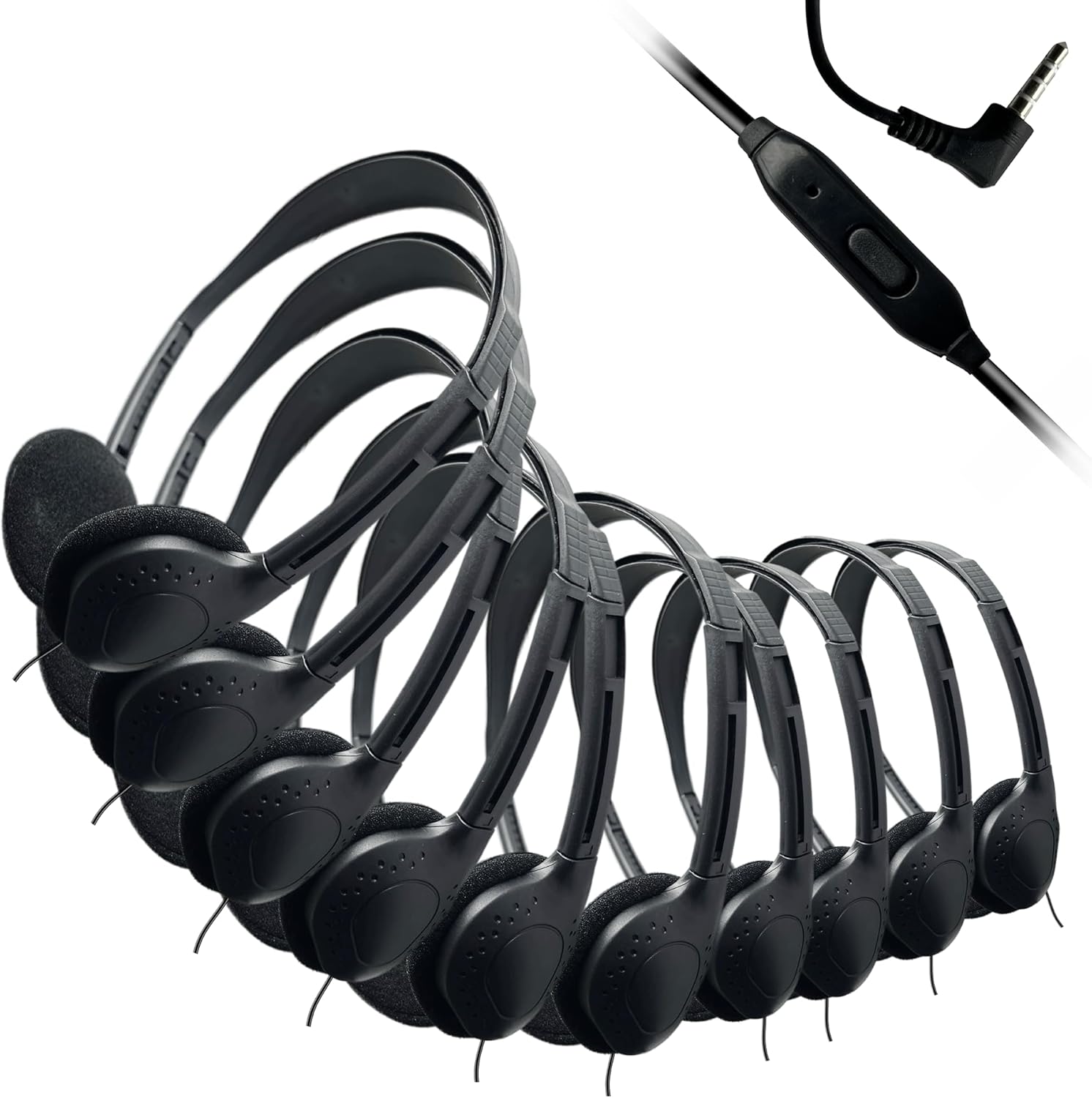 Bulktech Wired OnEar Headphones with 3.5mm Connector