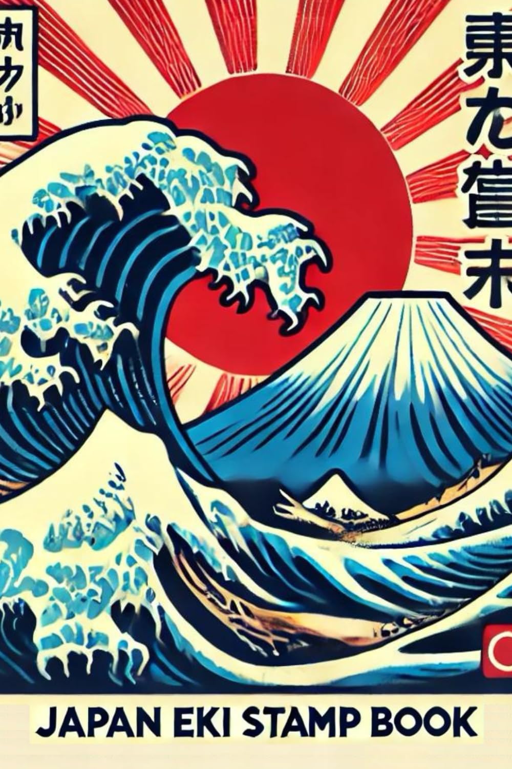 Japan Eki Stamp book: Stamp Collection | Notebook and Travel Journal | Passport size