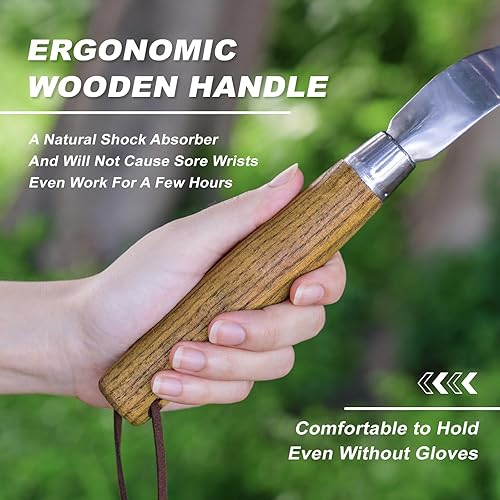 Miniatura 5 de Herramienta extractor de malezas, desbrozadora manual con buen apalancamiento para tirar fácilmente las malas hierbas, herramienta de extracción de