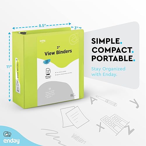 Vista 189 de Carpeta de 3 anillos de 1 pulgada, cubierta transparente de 1 pulgada con 2 bolsillos interiores, carpetas de anillos redondos de colores, en gris