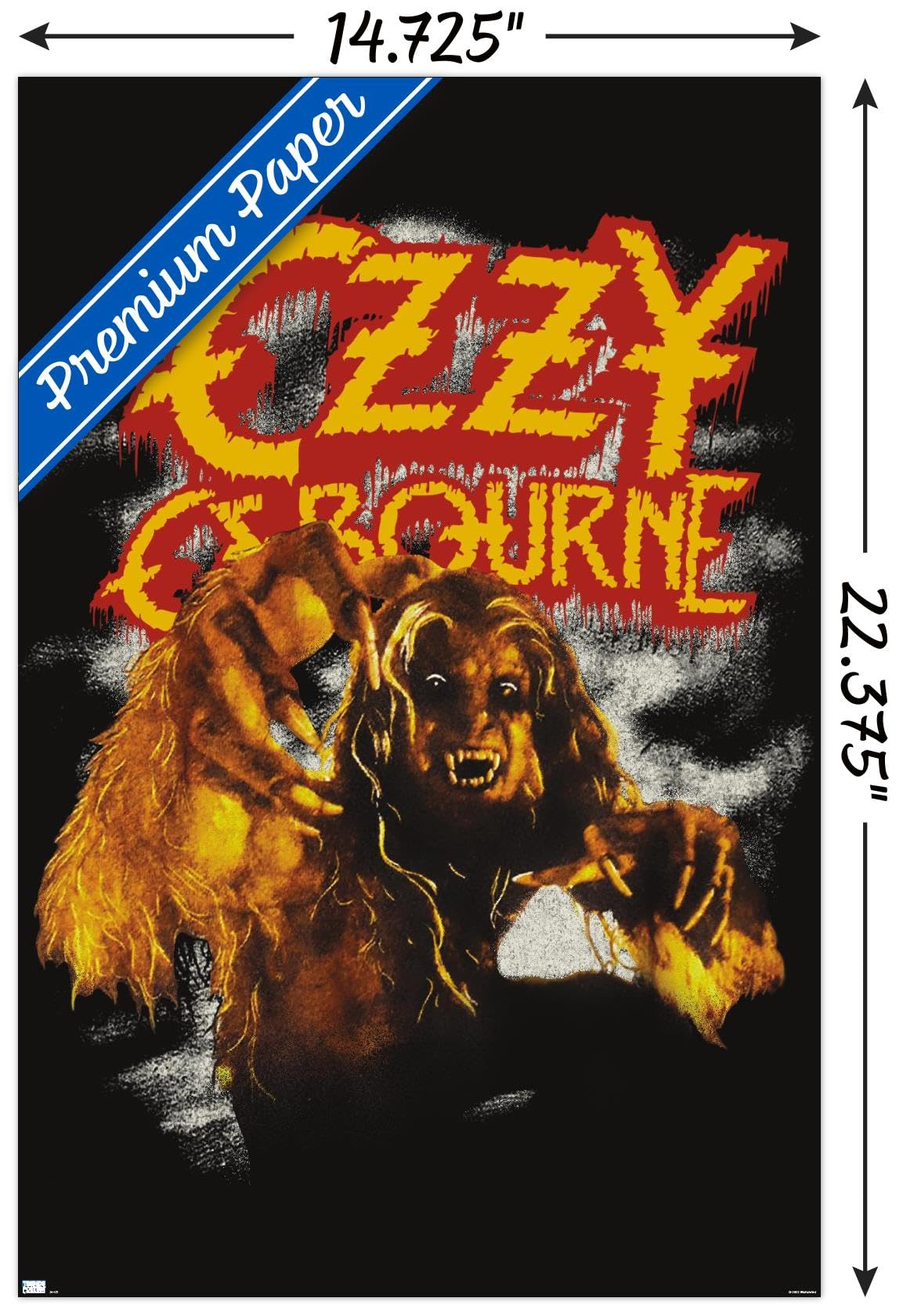 Amazon.com: Trends International Ozzy Osbourne - Vintage