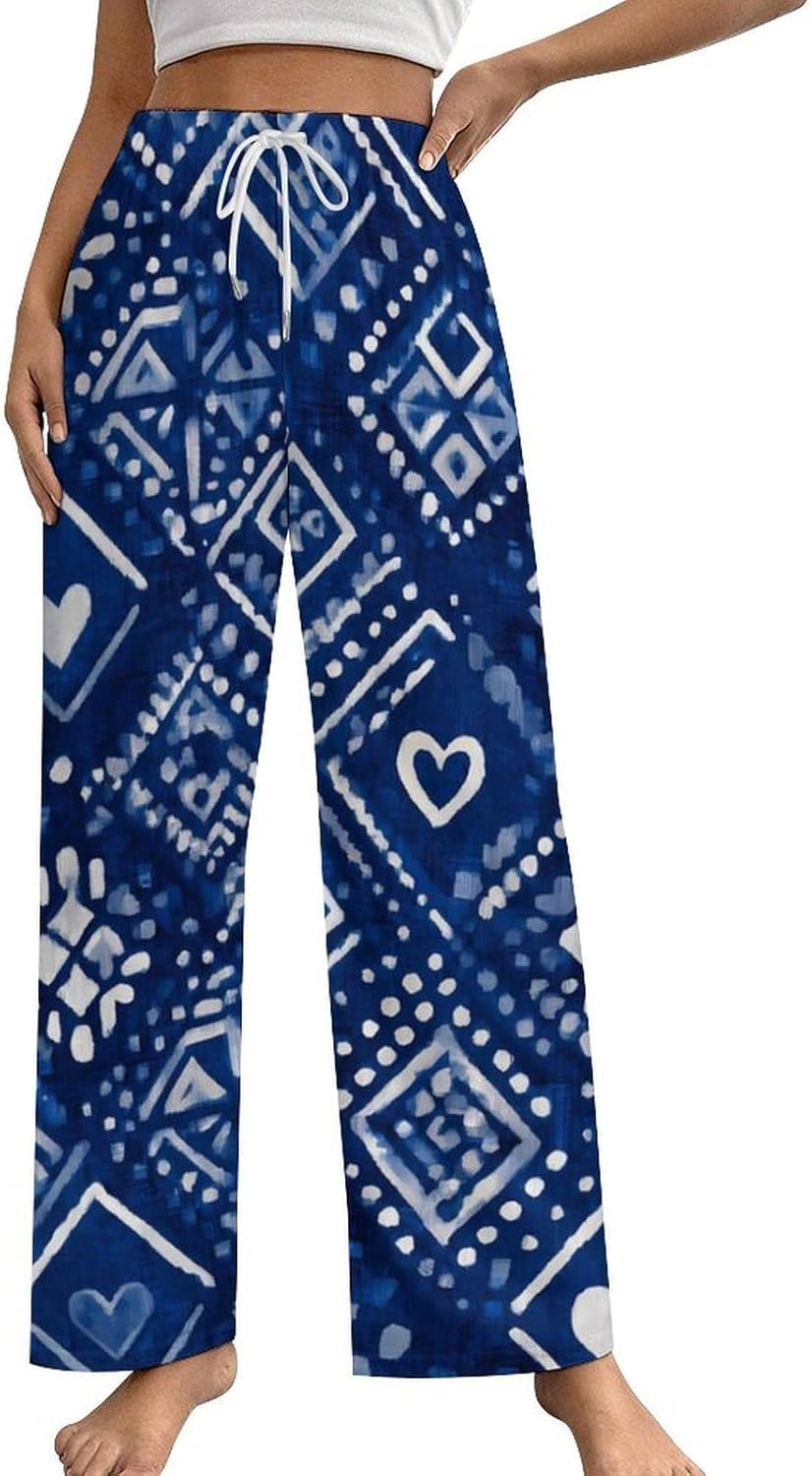 Traditional Ethnic Tribal Women's Pajama Pants Lounge Sleepwear Comfy Soft Casual Bottoms Pj