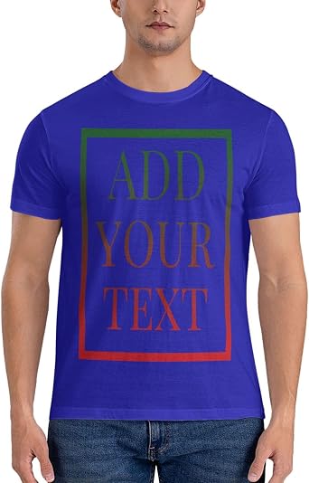 Custom T Shirts for Men Women Design Your Own Personalized T-Shirt Customized T Shirts Funny T-Shirt