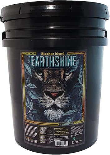 GreenGro Earthshine - Mezcla de biochar y ácido húmicocarbón activadosecuestros de carbonorefuerzo de suelo orgánico, suelo superior, alimentos