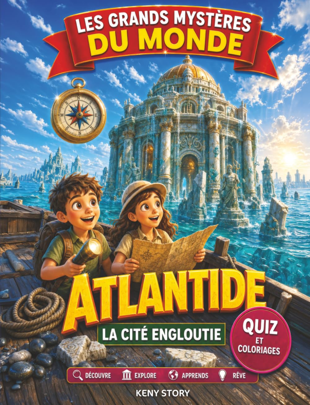 Atlantide: La vraie histoire derrière le mystère : la cité engloutie, les civilisations perdues et les secrets des océans