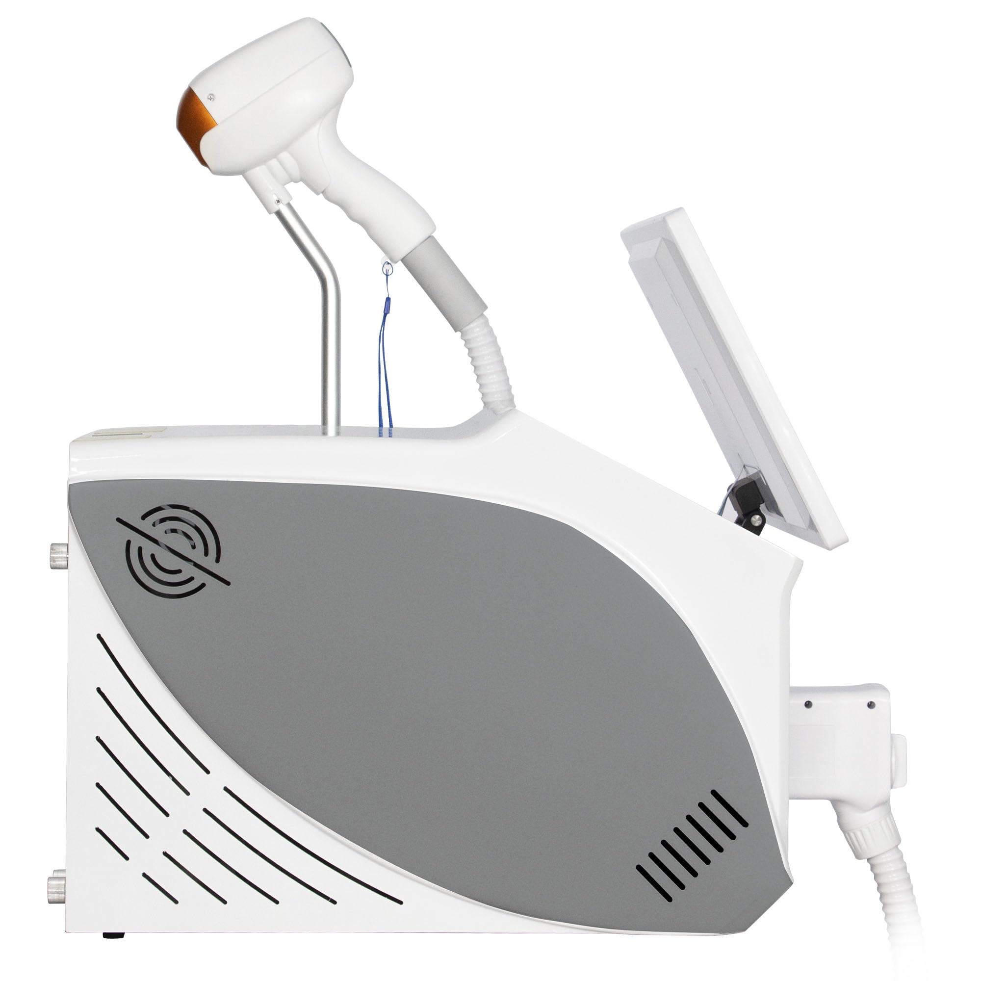 Myoslim Laser a Diodo Professionale per Epilazione, 4 lunghezze d’onda 755 808 940 1064 nm | 10 barre laser sistema di raffreddamento del ghiaccio Epilazione completa del corpo a casa o in un centro estetico